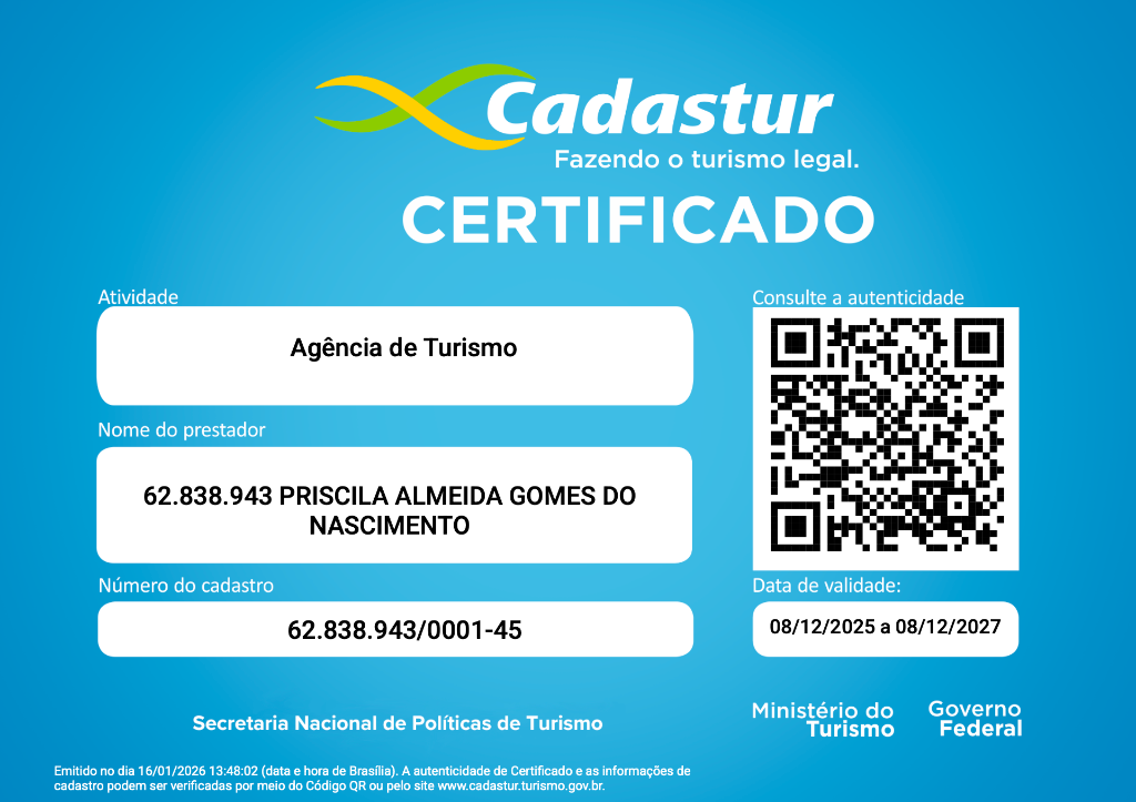 Certificado Cadastur